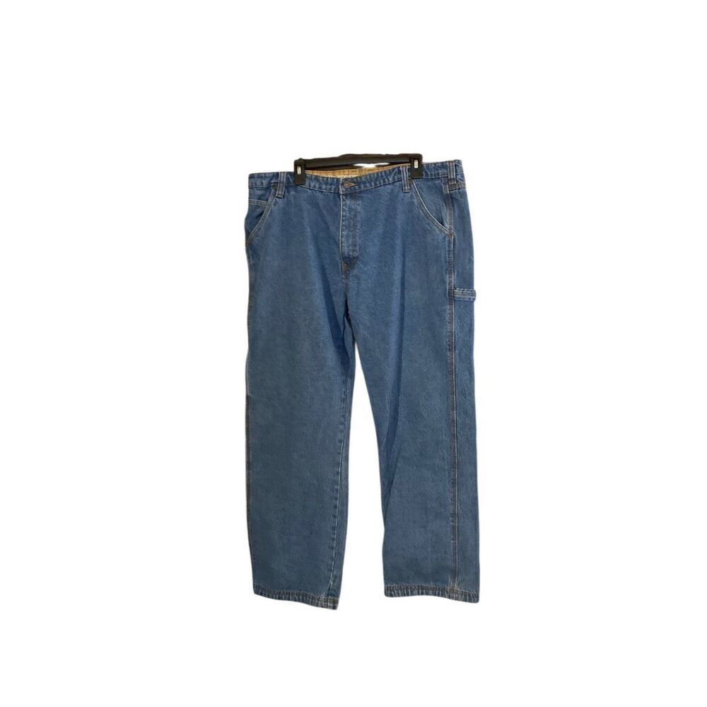 Smiths workwear men’s plus size relax fit carpenter jeans 42 x 32 ￼